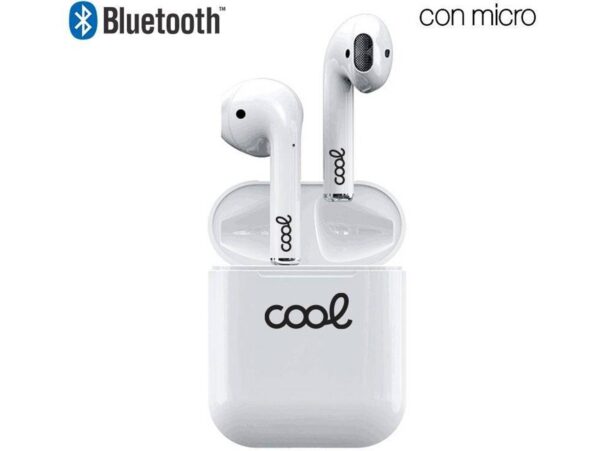 Auriculares Stereo Bluetooth Dual Pod COOL STYLE Blanco