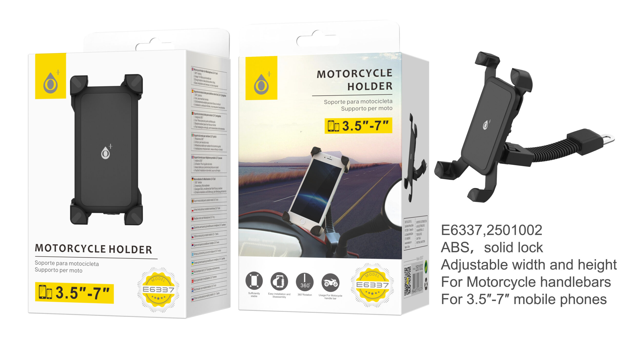 Soporte Universal de móvil para Motocicleta