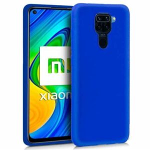 Funda COOL Silicona para Xiaomi Redmi Note 9 (Azul)