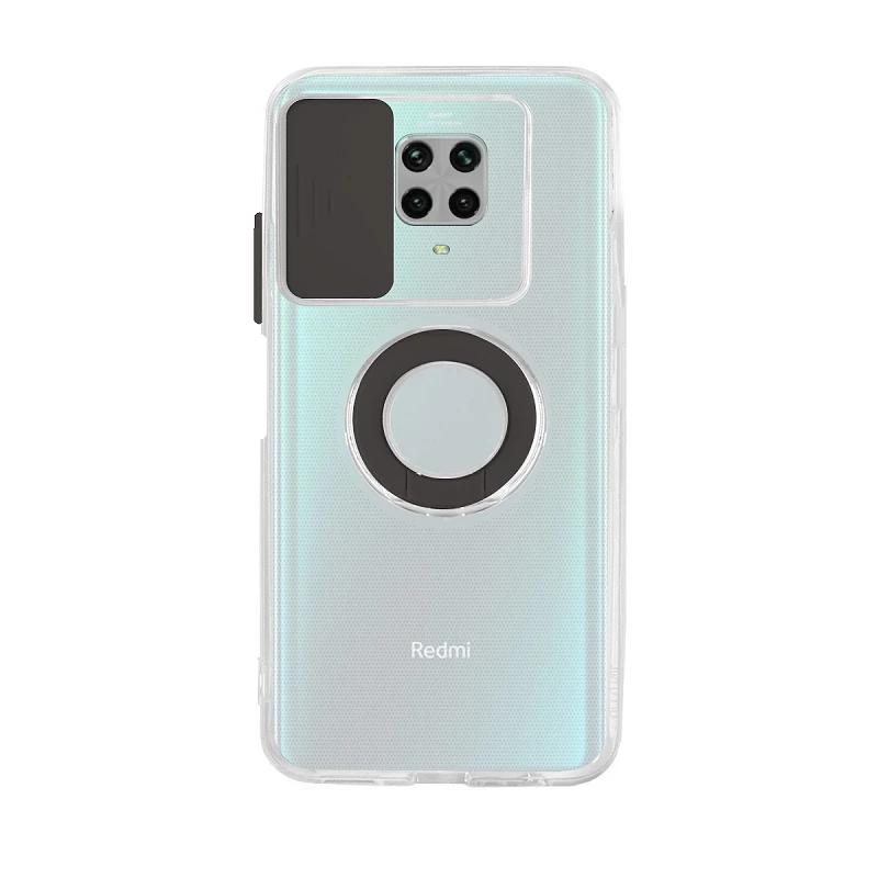Funda Redmi Note 11 Pro Plus Transparente con Anilla y Cubre Cámara 5  Colores