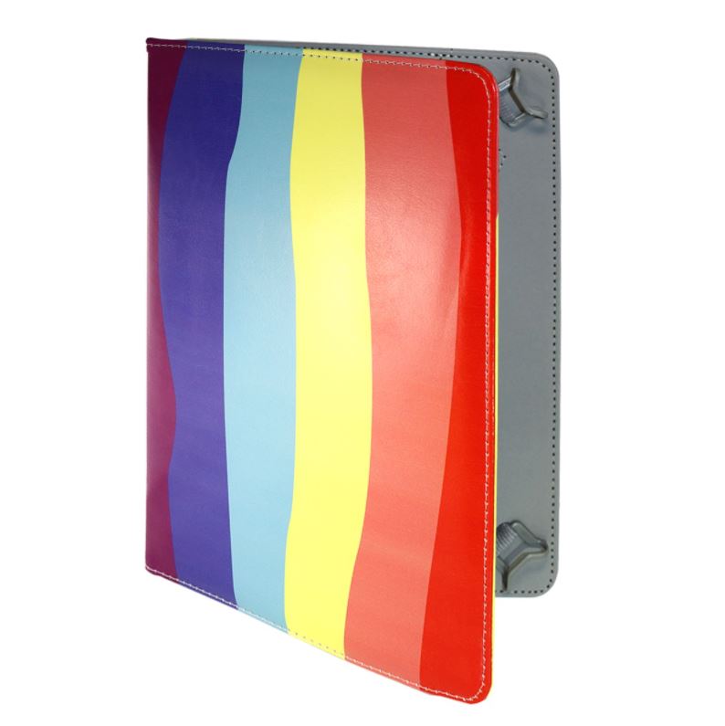 Funda Tablet Plegable Polipiel 10.1 Arcoiris LGBT -1