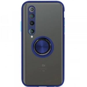 Funda Gel Xiaomi Mi 10 10 pro Iman con soporte Smoked Azul