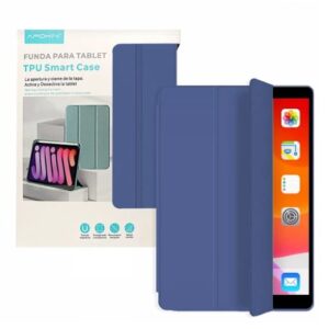 Funda Smart Cover V2 para iPad 9,7 Pulg 2 3 4 con Soporte para Lapiz Azul
