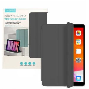 Funda Smart Cover V2 para iPad 9,7 Pulg 2 3 4 con Soporte para Lapiz Negro
